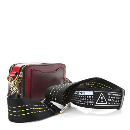 Marc Jacobs Saffiano Small Snapshot Camera Bag Red Multicolor 3 of 10