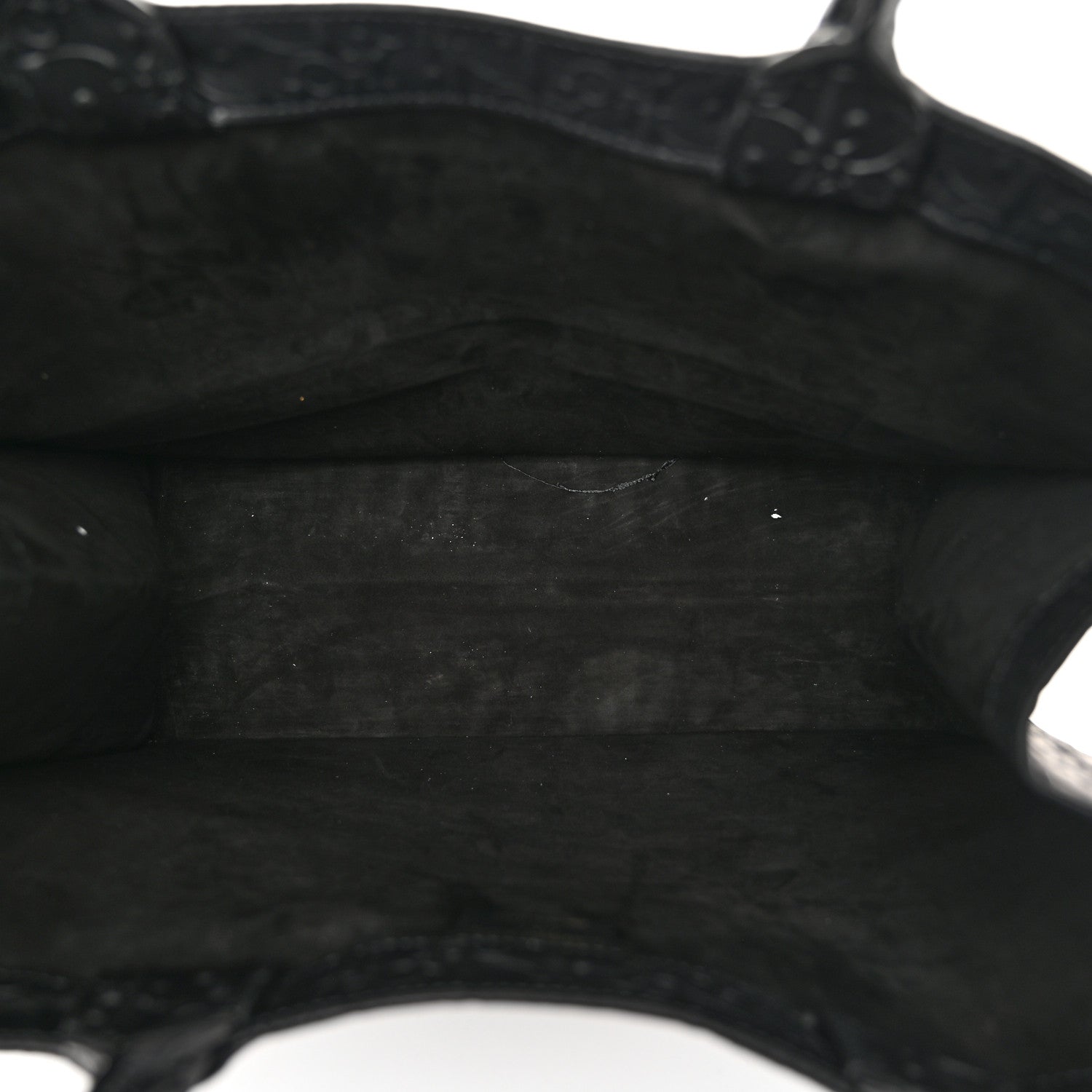 Christian Dior Oblique Calfskin Embossed Large Book Tote Black 5 of 11