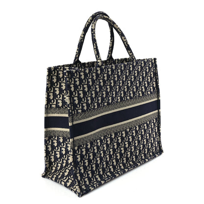 Christian Dior Oblique Large Book Tote Blue Multicolor 2 of 8
