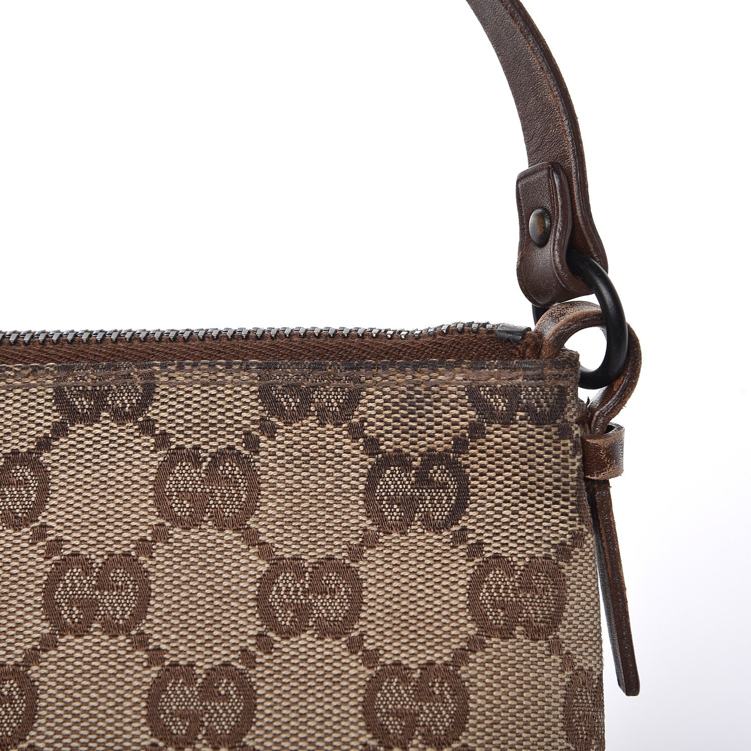 Gucci Monogram Small Pochette Brown 13 of 14