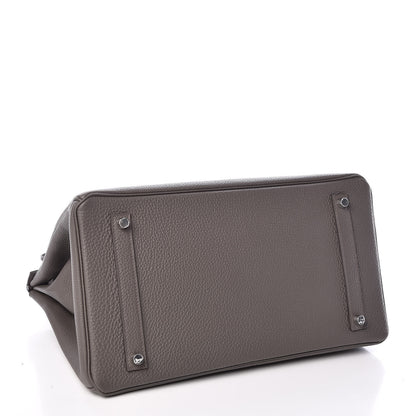 Hermes Togo Birkin 35 Etain 5 of 37