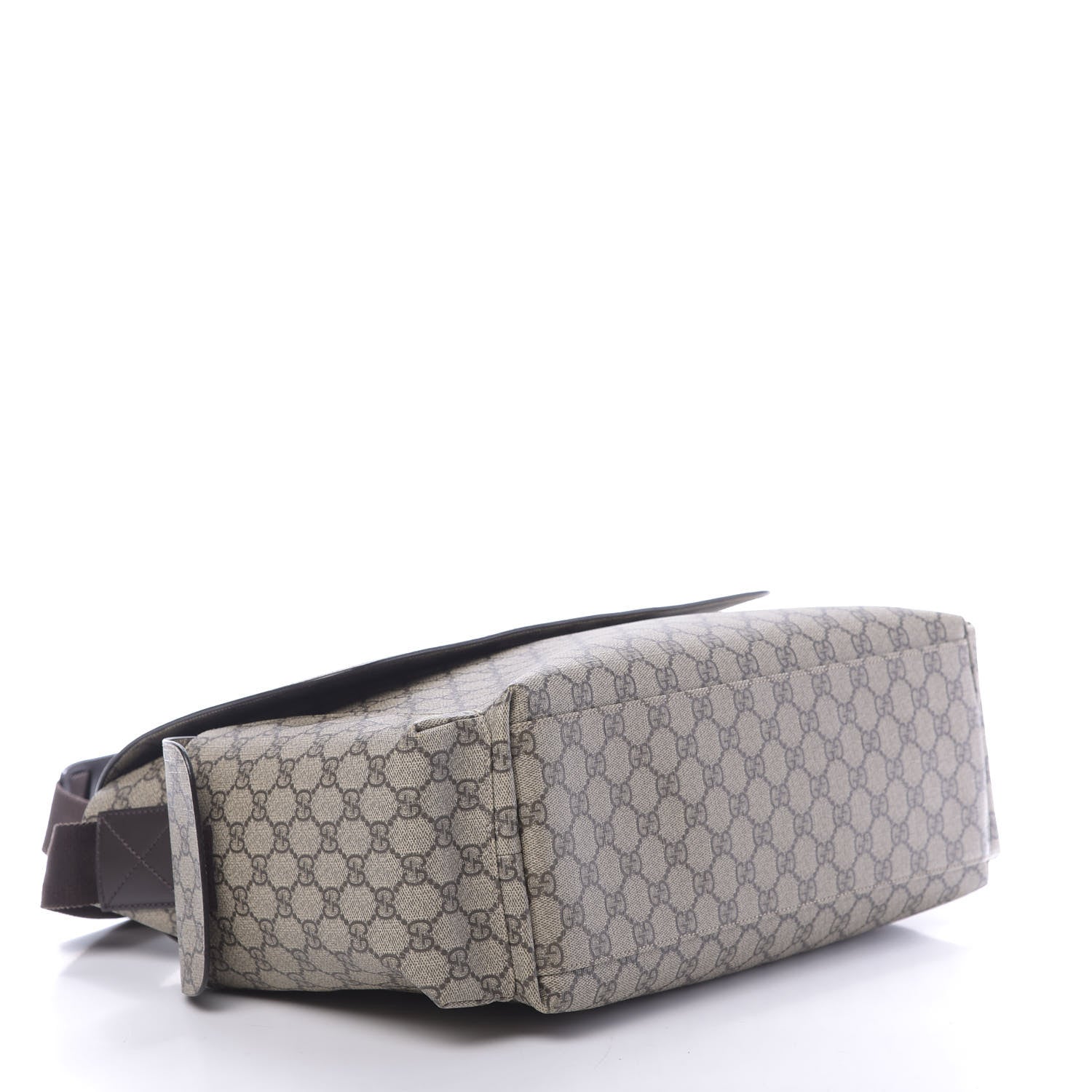 Gucci GG Plus Monogram Messenger Diaper Bag Dark Brown 4 of 12