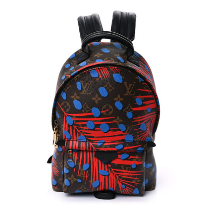 Louis Vuitton Monogram Jungle Dots Palm Springs Backpack PM  Coquelicot Denim 1 of 8