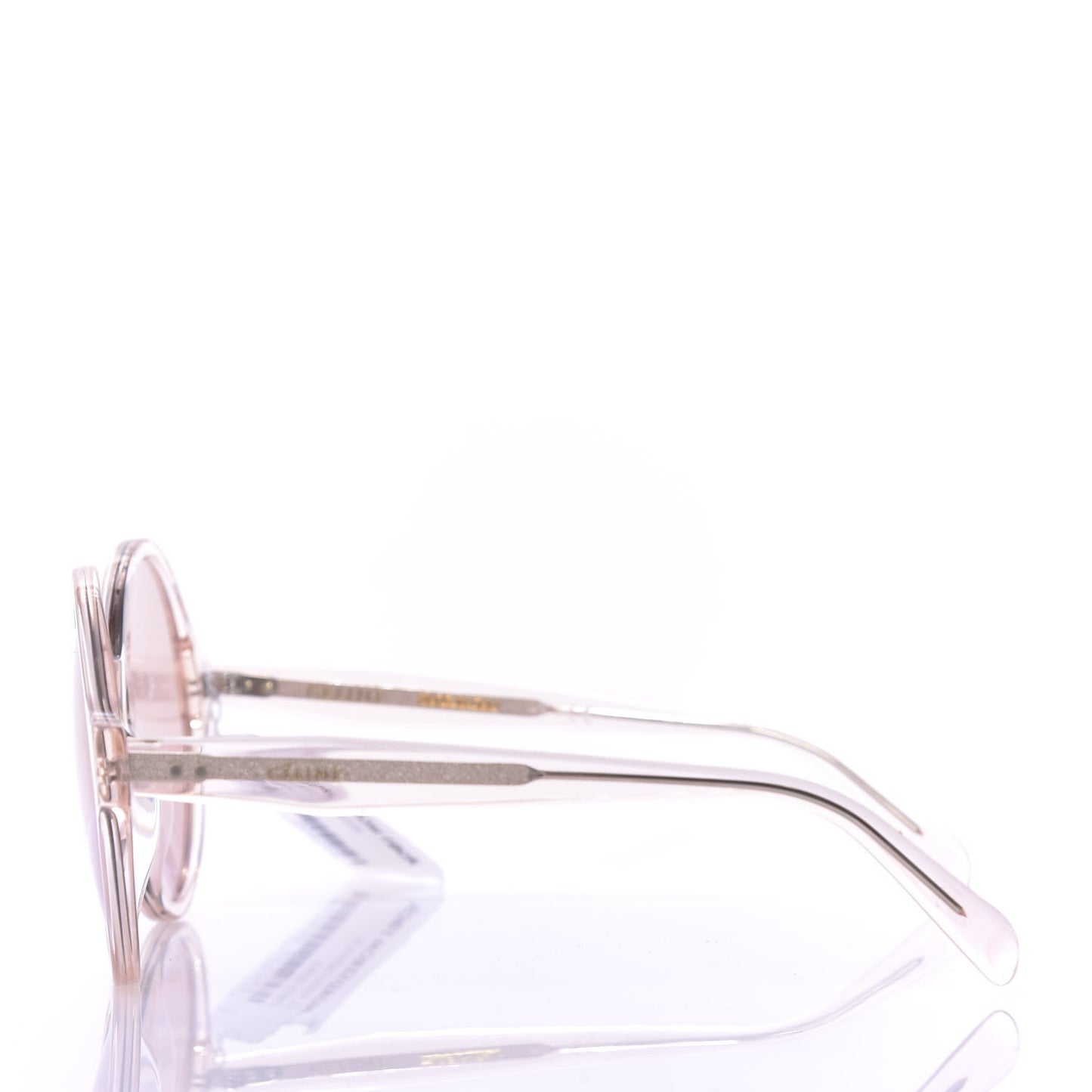 Round Sunglasses CL 40051/I Transparent Light Pink