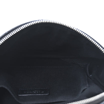 Chanel Grained Calfskin Quilted Waist Belt Bag Black 5 of 7
