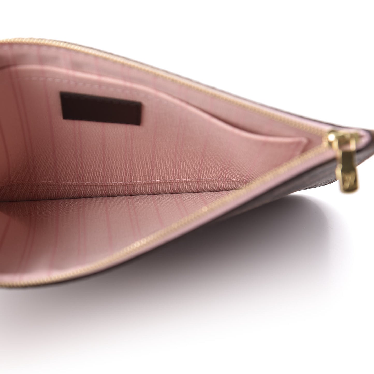 Damier Ebene Neverfull MM GM Pochette Rose Ballerine