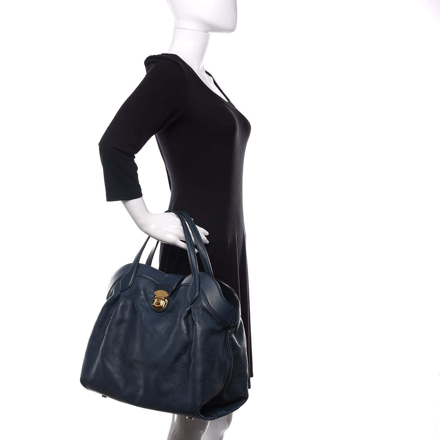 Louis Vuitton Mahina Cirrus MM Marine 2 of 9