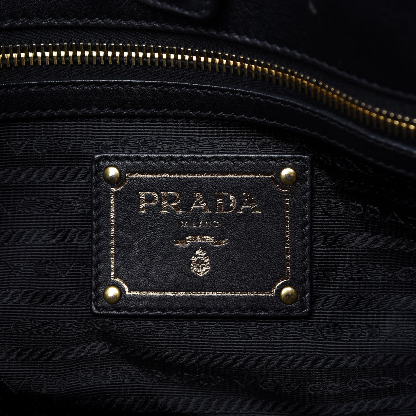 Tessuto Nylon Soft Calf Tote Black