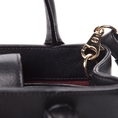 Chanel Grained Calfskin Mini Neo Executive Shopper Tote Black 11 of 16