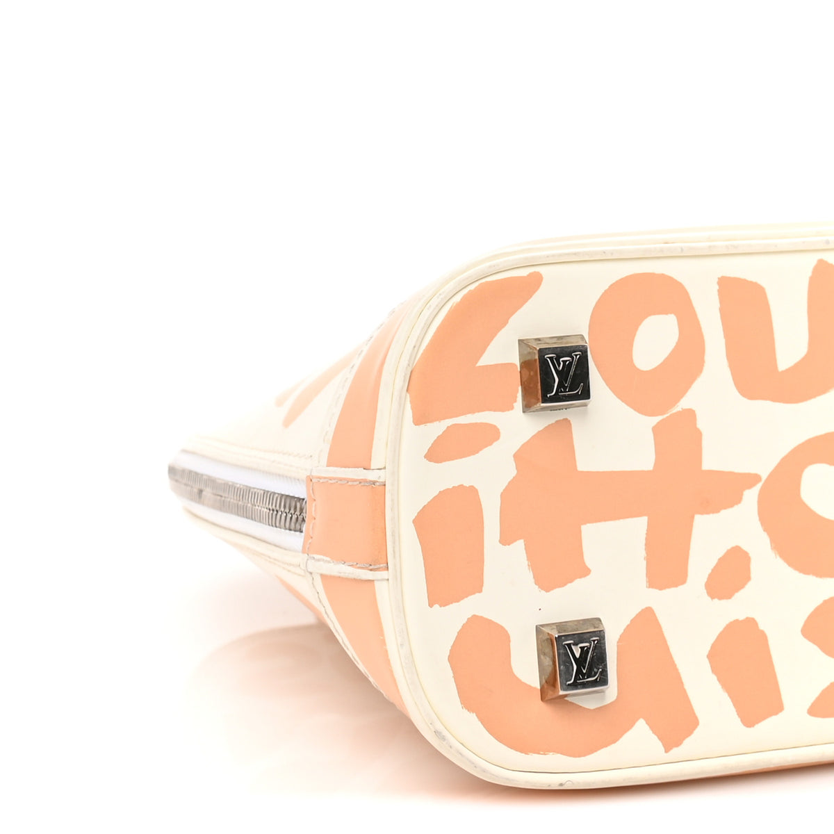 Louis Vuitton Graffiti Alma MM Peach 7 of 8