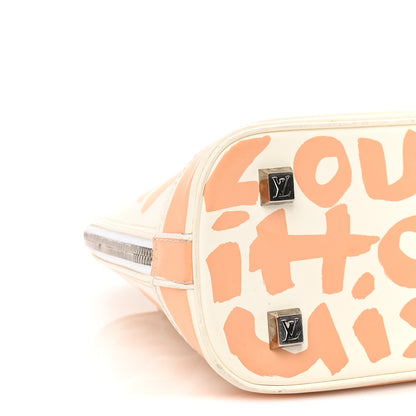 Louis Vuitton Graffiti Alma MM Peach 7 of 8