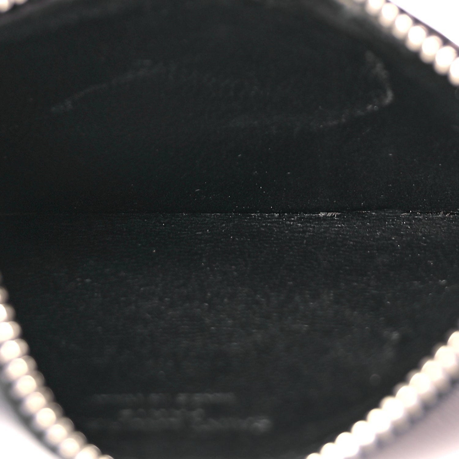 Saint Laurent Grained Calfskin 5 Fragments Zip Pouch Card Holder Black 5 of 8