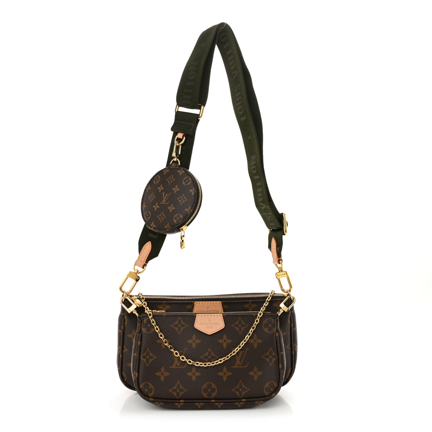 Monogram Multi Pochette Accessories Kaki