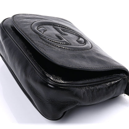 Gucci Pebbled Calfskin Small Soho Flap Crossbody Black 8 of 8