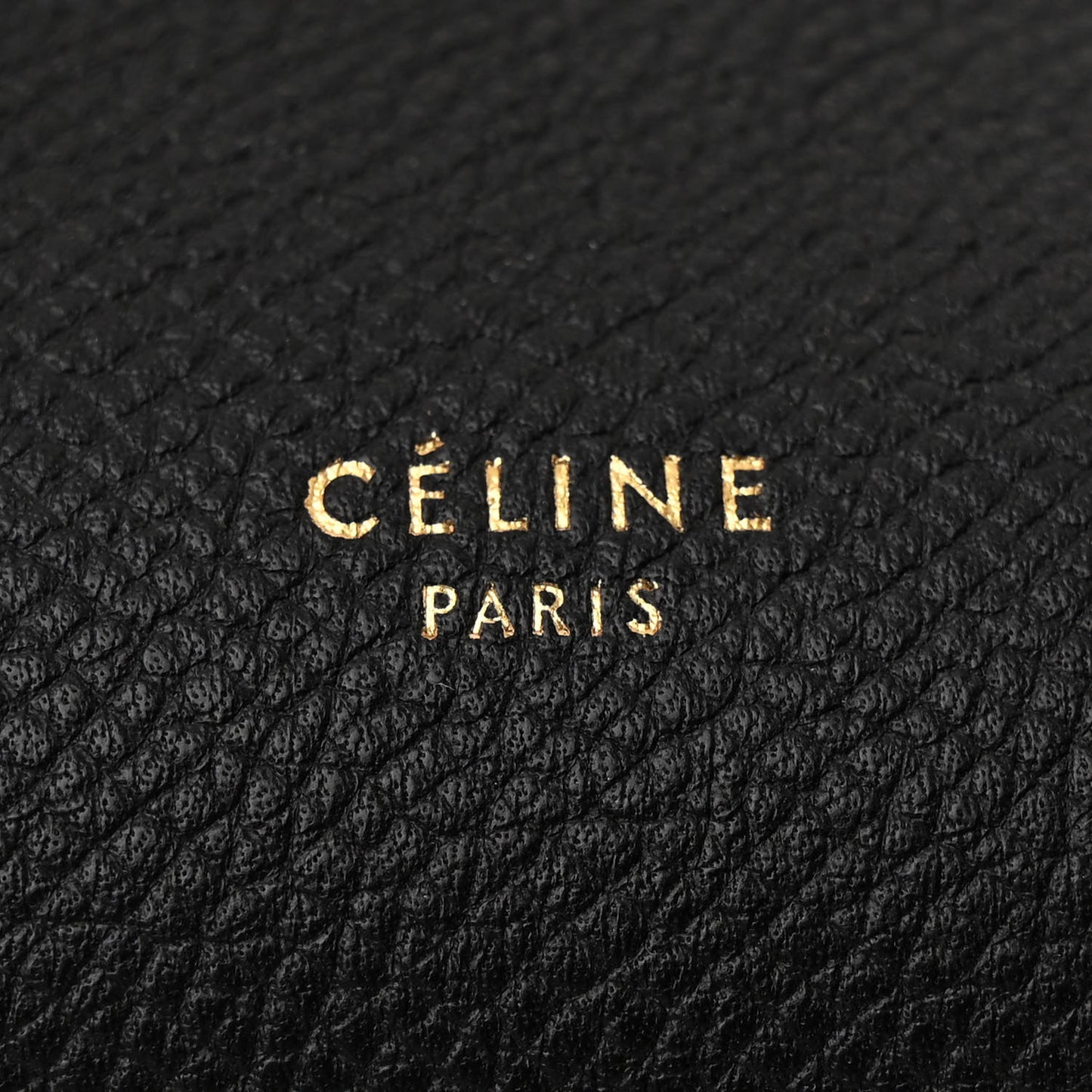 Grained Calfskin Mini Belt Bag Black