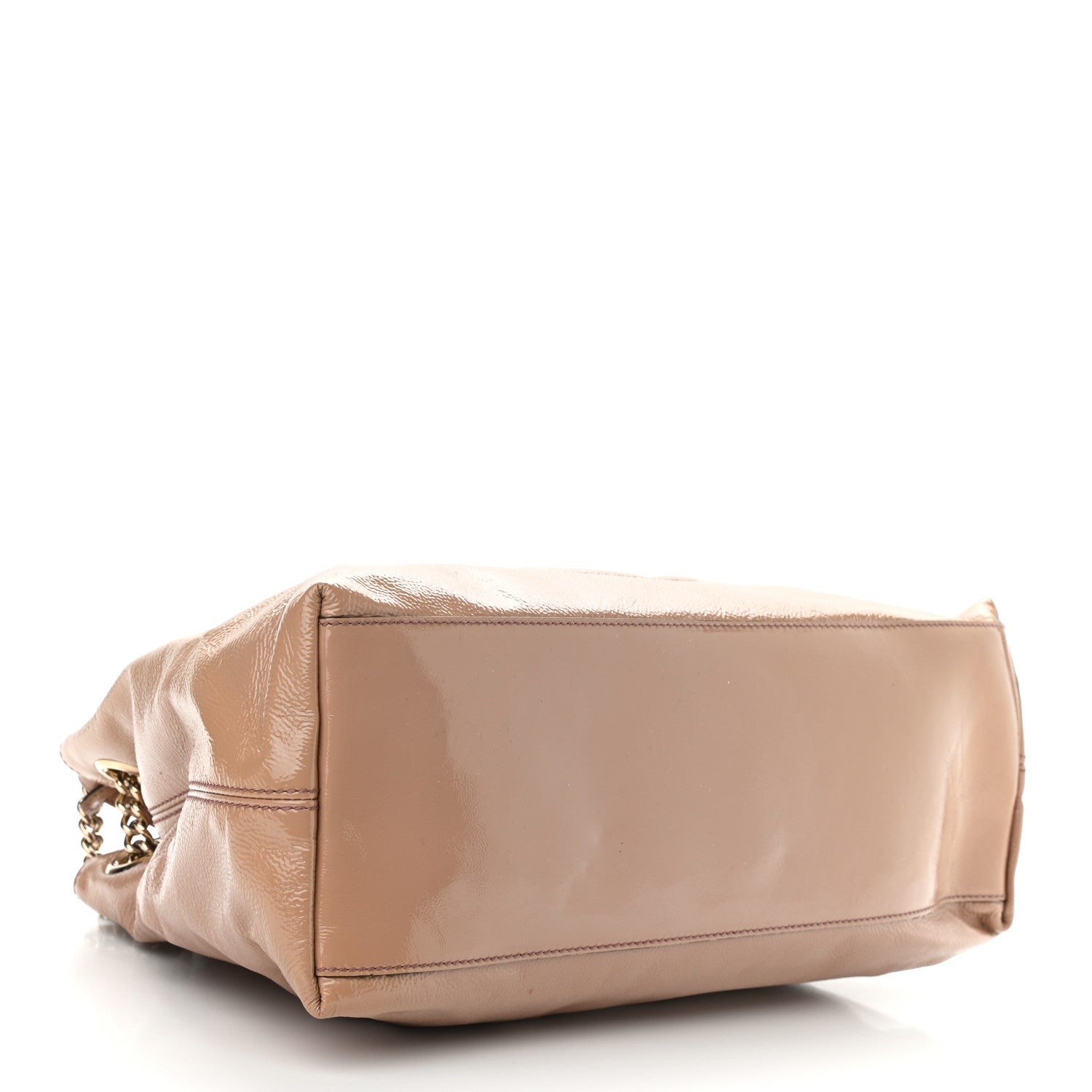 Gucci Patent Medium Soho Chain Shoulder Bag Dark Cipria 4 of 13