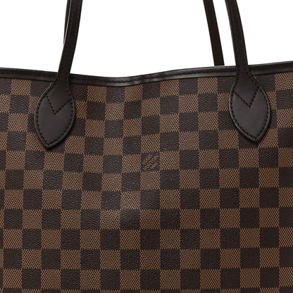 Louis Vuitton Damier Ebene Neo Neverfull MM Rose Ballerine 7 of 10