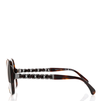 Chanel Acetate Chain Sunglasses 5470-Q-A Dark Havana 3 of 7