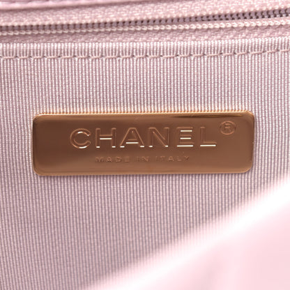 Chanel Lambskin Quilted Medium Chanel 19 Flap Light Pink 6 of 9