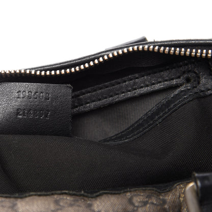 Gucci Metallic Monogram Canvas Medium Joy Boston Black 9 of 10