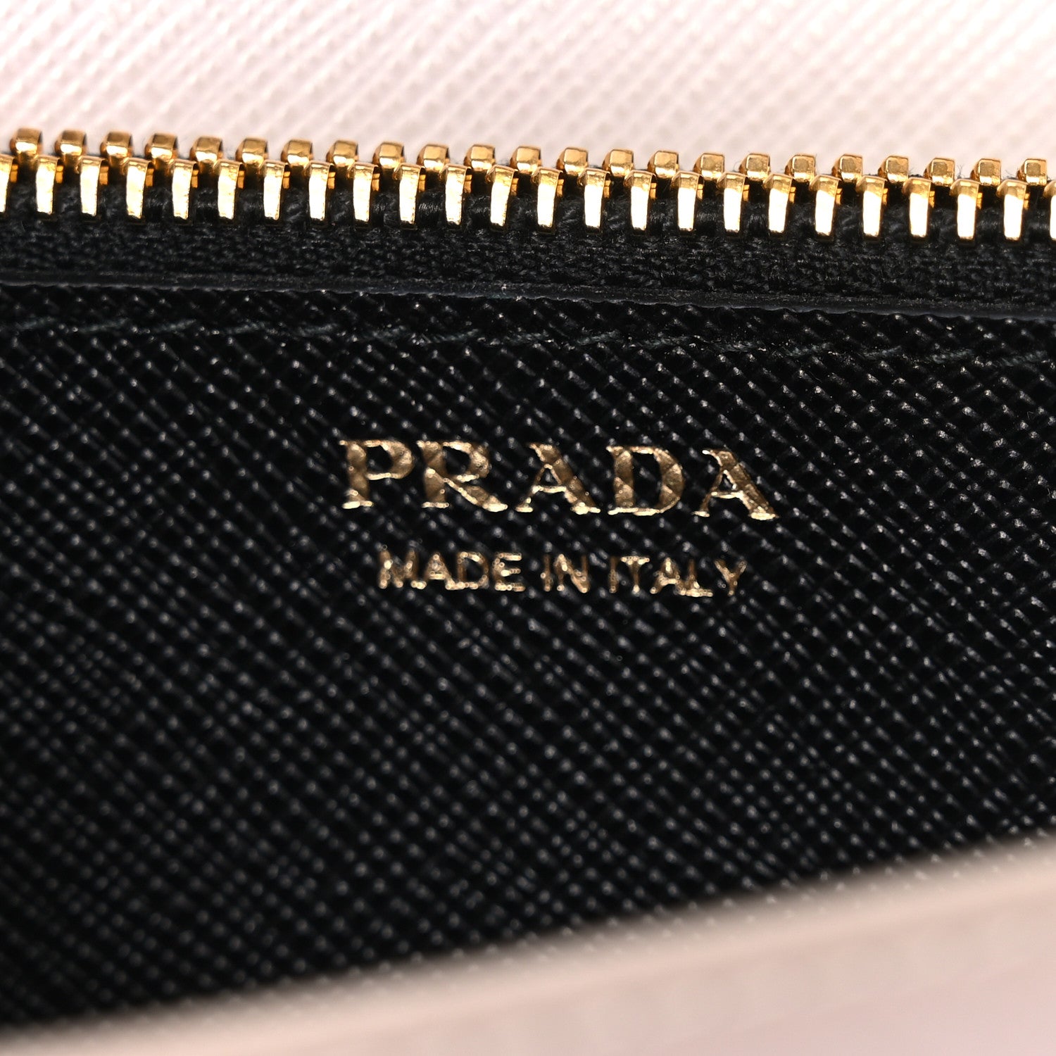 Prada Saffiano Lux Chain Wallet White Multicolor 6 of 13