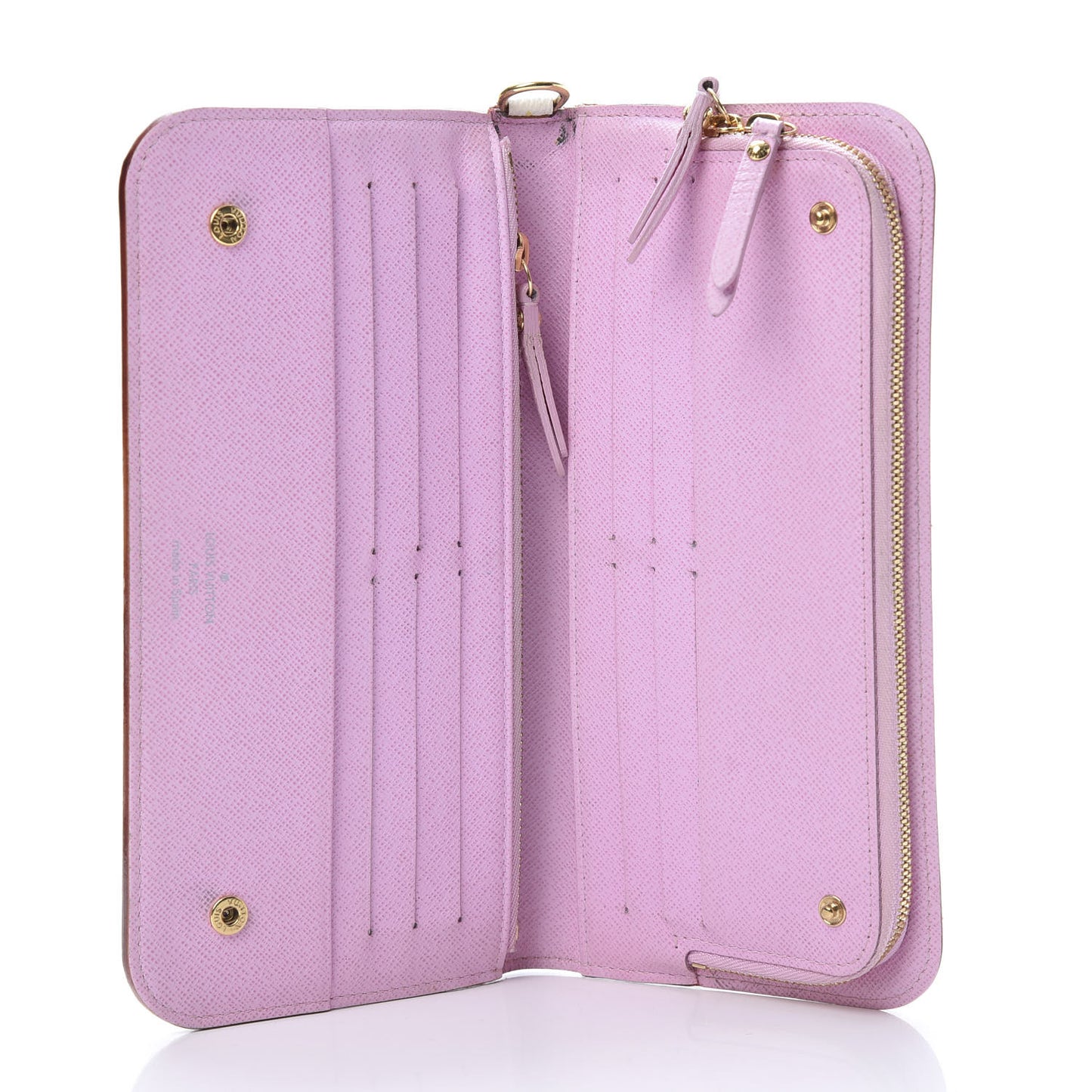 Monogram Multicolor Zippy Wallet White Litchi