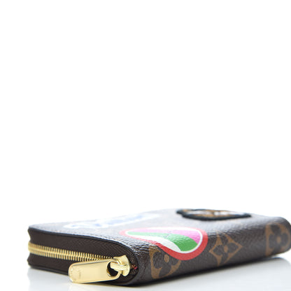 Louis Vuitton Monogram Travel Stickers Zippy Coin Purse 4 of 12