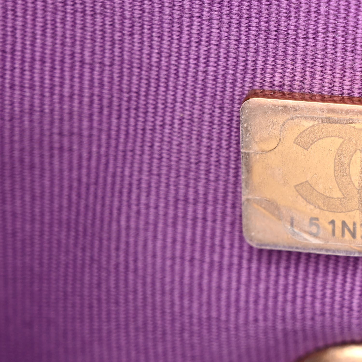 Chanel Lambskin Quilted Mini Lacquered Chain Flap Purple 7 of 10