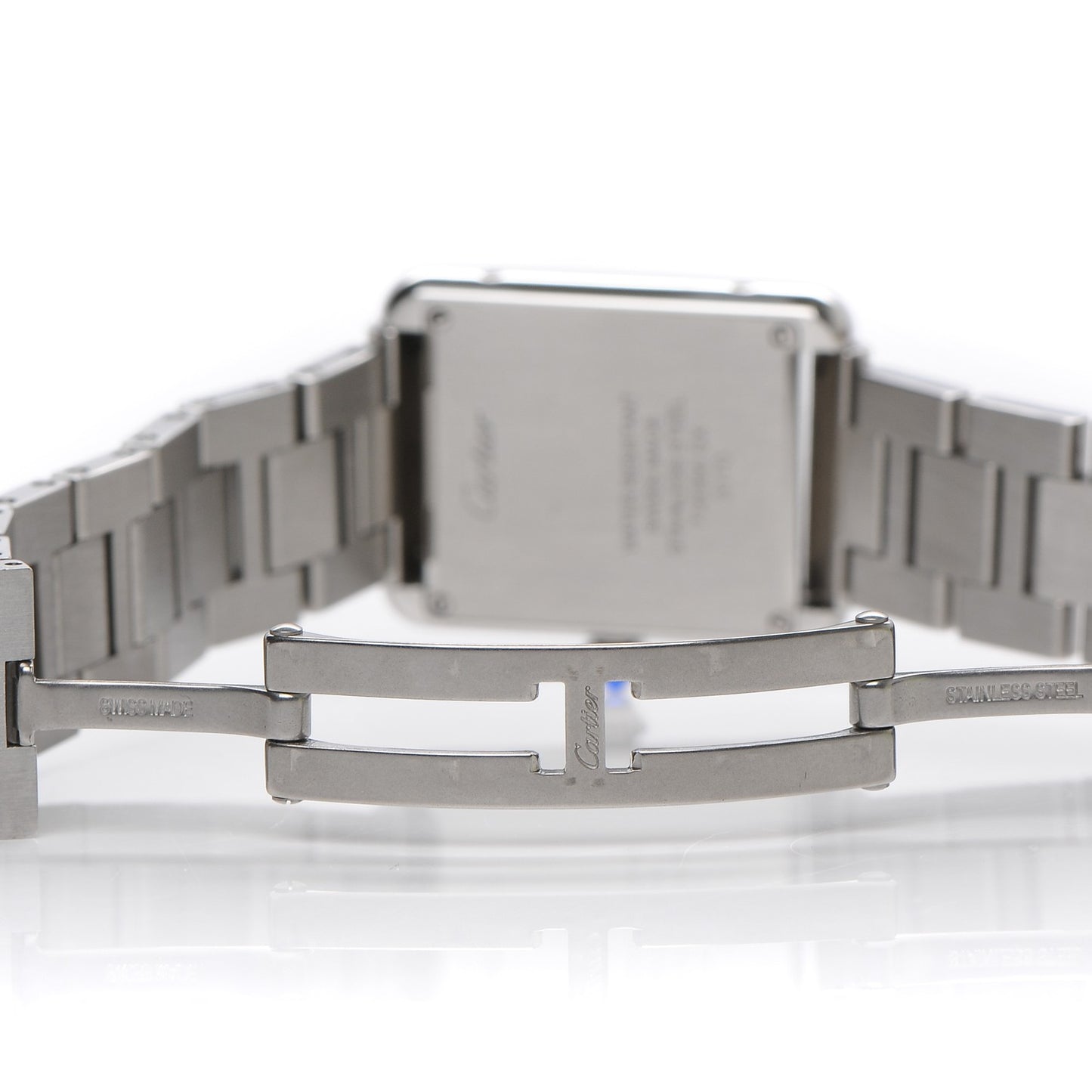 Stainless Steel 24mm Tank Solo Quartz Watch