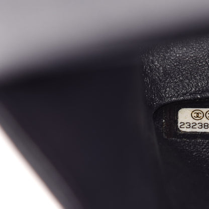 Chanel Lambskin Quilted Jumbo Double Flap Navy 11 of 12