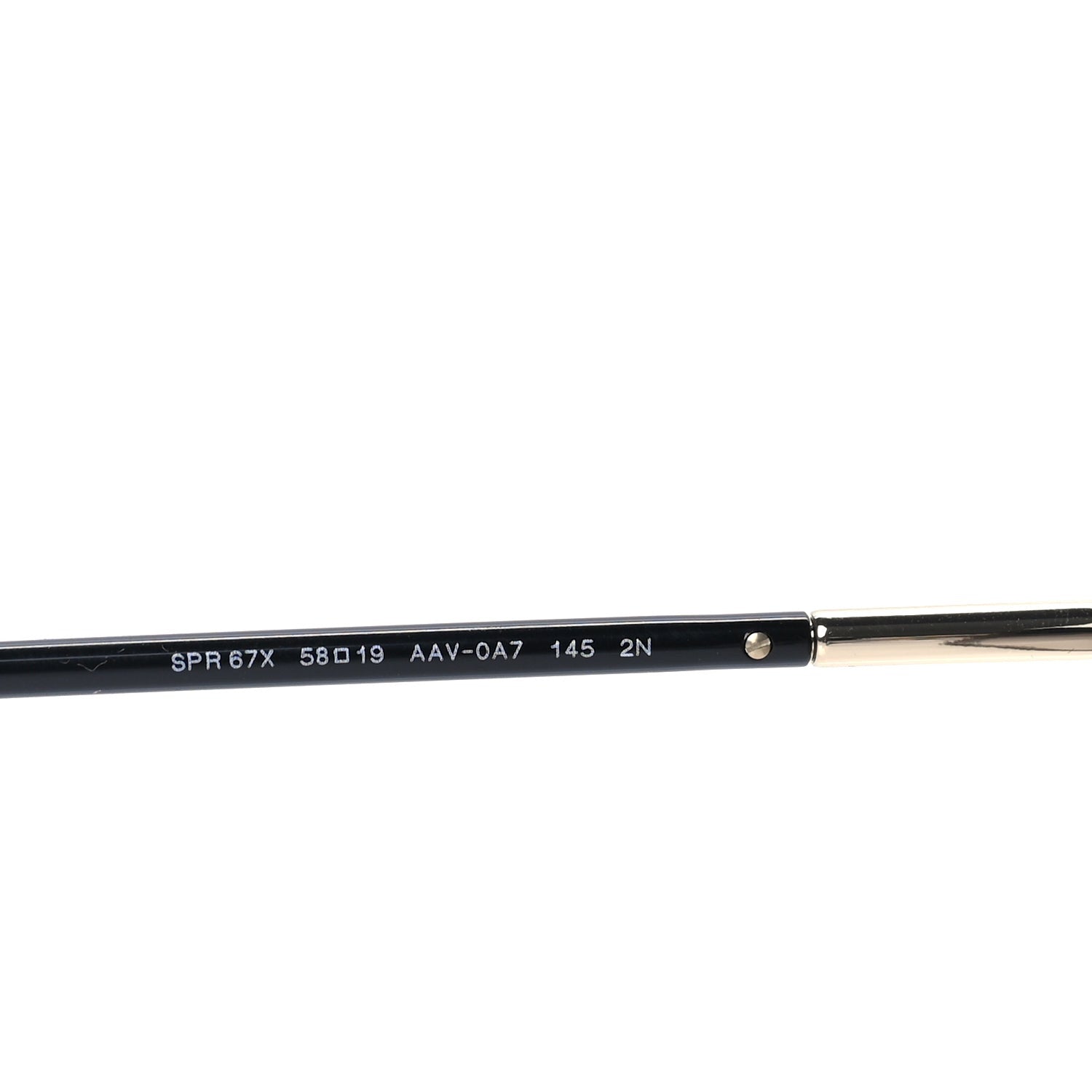 Prada Acetate Round Sunglasses SPR67X  Black 5 of 7