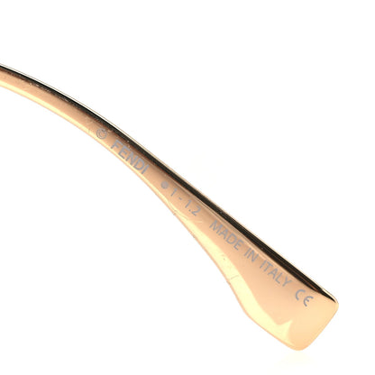Fendi Metal Disco Geometric Sunglasses FE 40051/U Gold 6 of 7