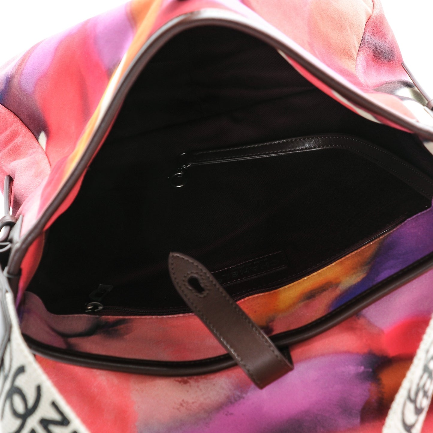 Printed Ultra Soft Lambskin Medium Flower Power Messenger