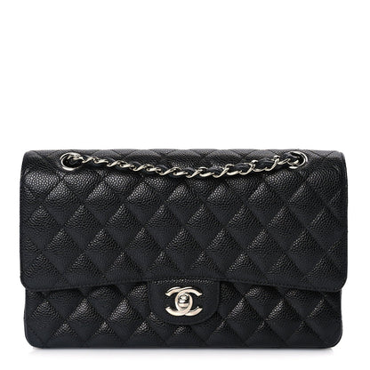 Chanel Caviar Quilted Medium Double Flap Black 1 of 9