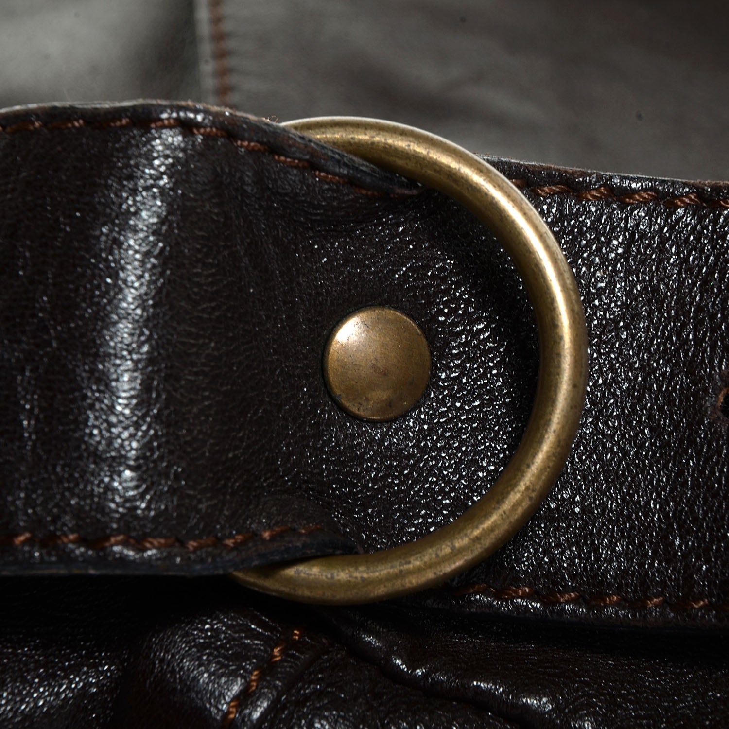 Balenciaga Chevre Flap Shoulder Bag Chocolate 10 of 10