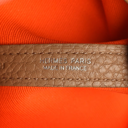 Hermes Toile Militaire Vache Country Garden Party 30 TPM Orange Chai 6 of 10