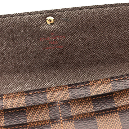Louis Vuitton Damier Ebene Sarah Wallet 6 of 6