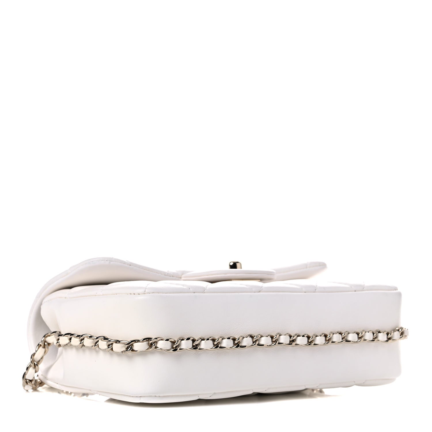 Chanel Lambskin Quilted Small My Precious Flap White 4 of 9