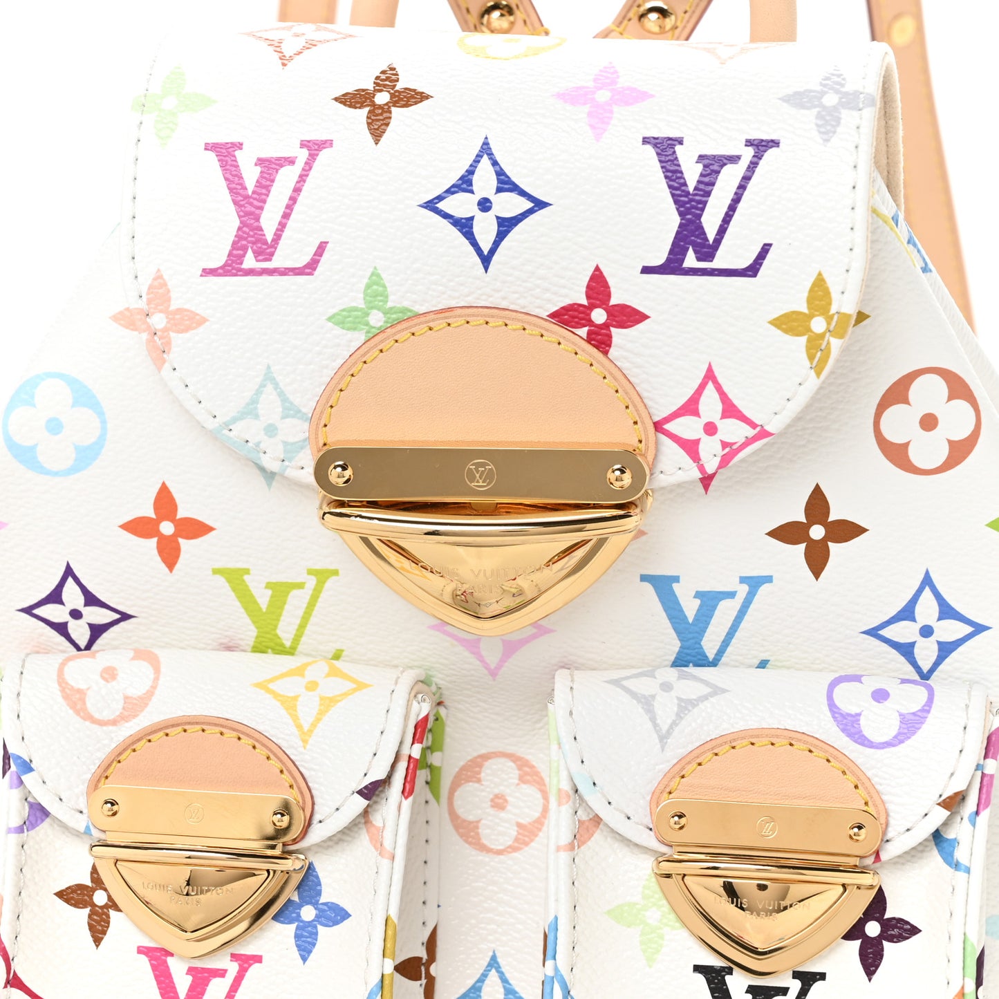 LV X TM Monogram Multicolor Venice Backpack White