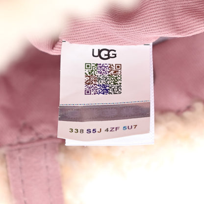 Telfar X UGG Suede Shearling Small Shopping Bag Pink 7 of 11