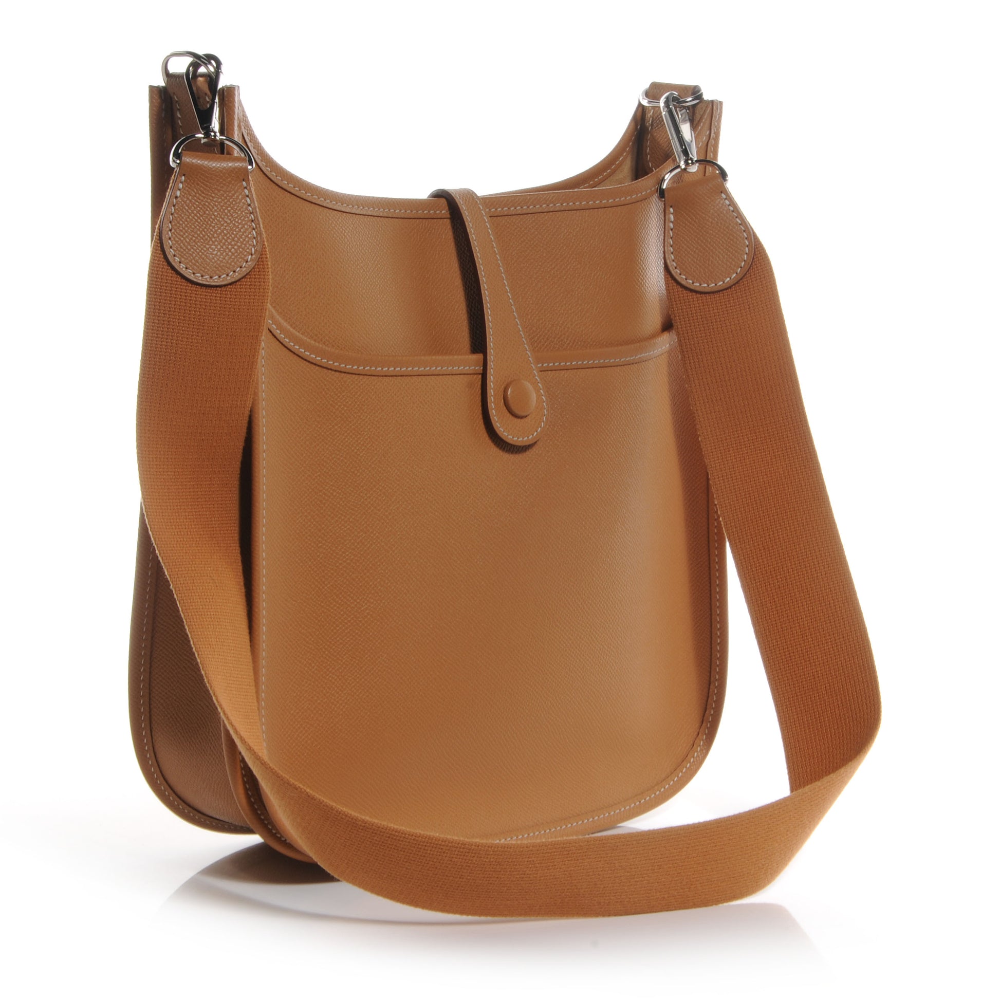 Hermes Epsom Evelyne II PM Tabac Camel 3 of 7