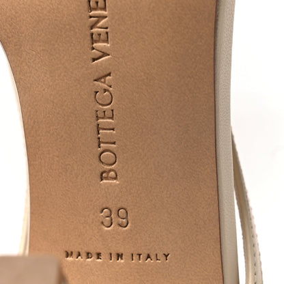 Bottega Veneta Lambskin Stretch Chain Strap 90mm Sandals 39 Sea Salt 8 of 9