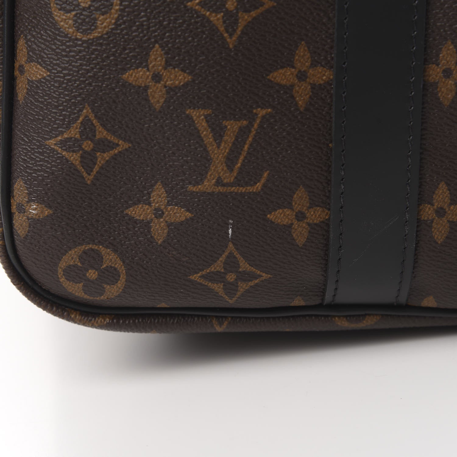 Louis Vuitton Monogram Macassar Keepall Bandouliere 45 10 of 12