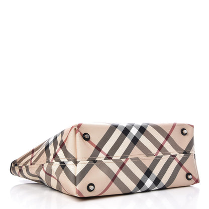 Burberry Nova Check Large Nickie Tote Black 4 of 17