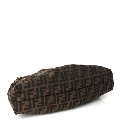 Fendi Zucca Cuoio Lucido Chef Hobo Tobacco 3 of 8