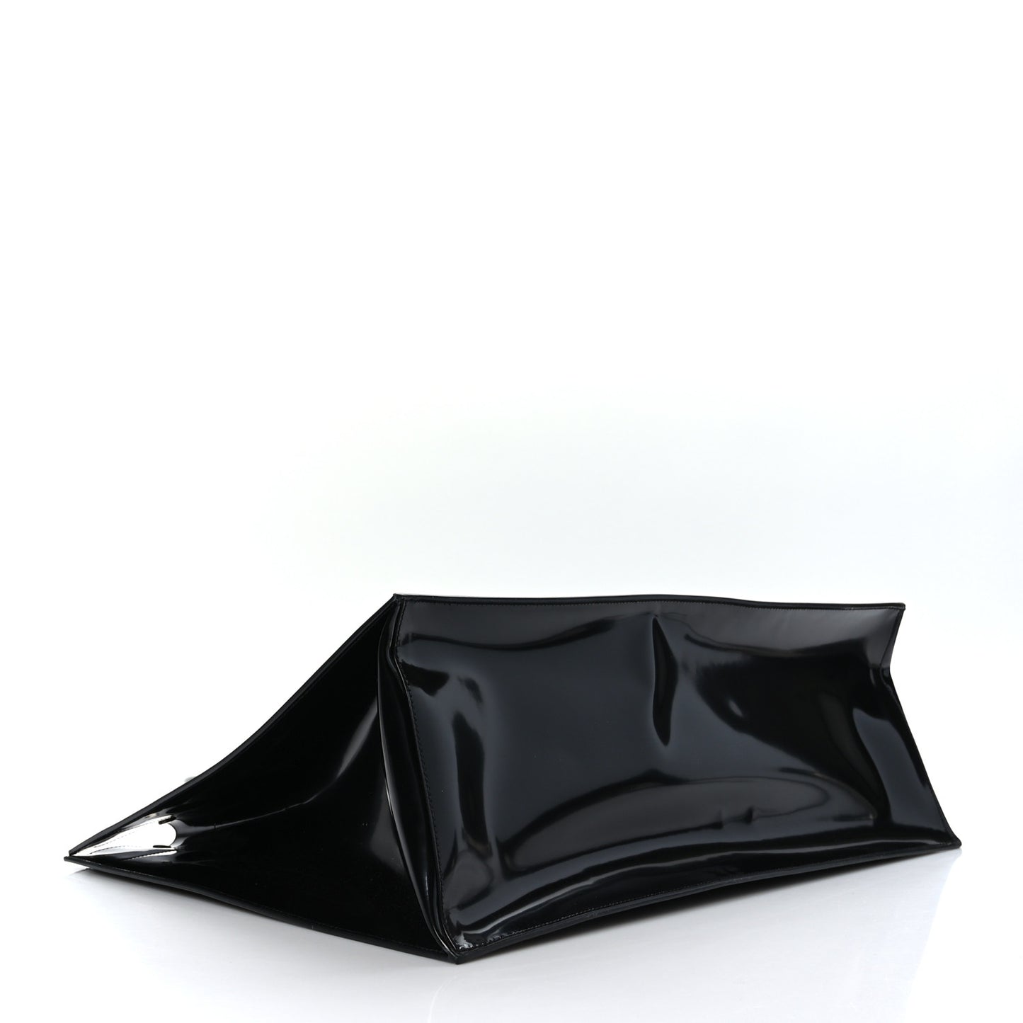 Mesh Patent Rive Gauche Tote Black