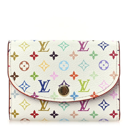 Louis Vuitton LV X TM Monogram Multicolor Rosalie Coin Purse White Kawaii Pink 1 of 8