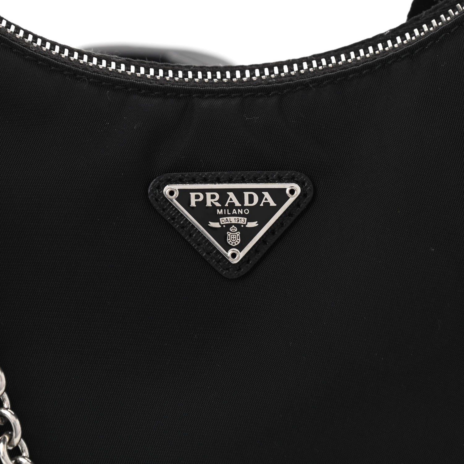 Prada Nylon Re-Edition 2005 Shoulder Bag Black 13 of 17