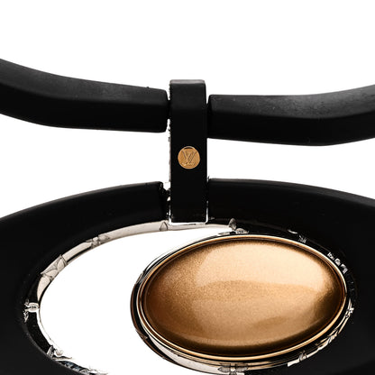 Louis Vuitton Rubber Metal Geometric Choker Necklace 6 of 11