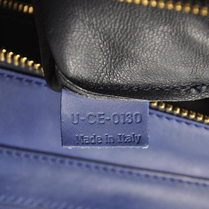 Celine Smooth Calfskin and Lambskin Mini Luggage Royal Blue 8 of 8